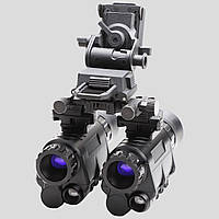 Прилад нічного бачення на два ока NVG 30, бінокуляр ПНВ з металевим кріпленням на шолом, ПНВ для водіїв