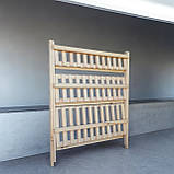 Висока дерев'яна етажерка для квітів розкладна конструкція для вулиць та приміщень, фото 5