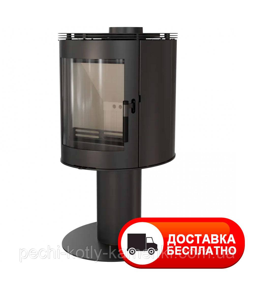 Сталева піч Kratki Koza Orbit на нозі (подача повітря з вулиці)
