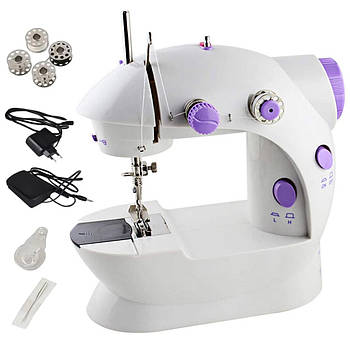 Портативна швейна машинка Mini Sewing SM202A / Міні швейна машинка