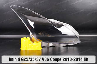 Скло фари Infiniti G25/35/37 V36 Coupe (2010-2014) рест праве