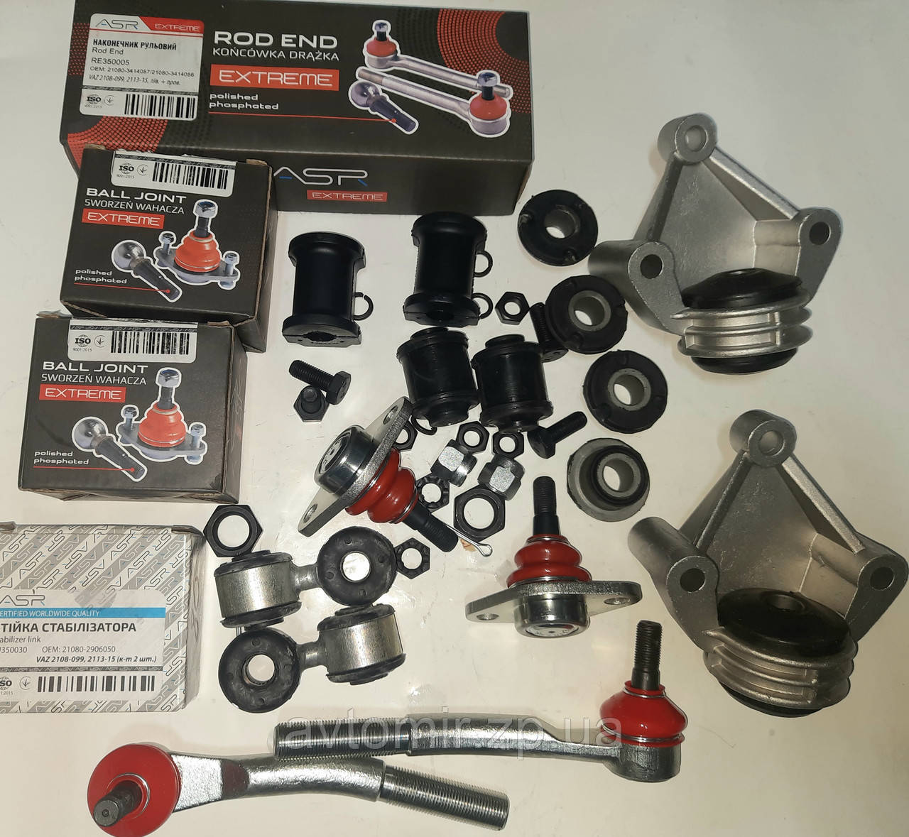 Ремкомплект передньої підвіски повний ВАЗ 2108,2109,21099,2113,2114,2115 ASR