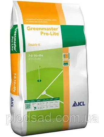 Добриво Greenmaster Pro-Lite Double K 7+0+14+4Fe (6W) ICL 25 кг