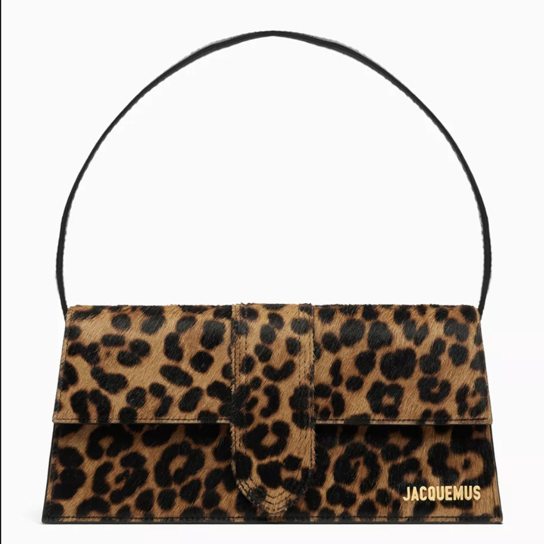Жіноча сумка Jacquemus Le Bambino Long Shoulder Bag in Leopard-print. (1123)