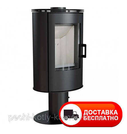 Сталева піч Kratki Koza AB S/NO/DR на нозі (подача повітря з вулиці), що обертається, фото 1