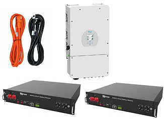 Комплект енергонезалежності Deye SUN-5K-SG03LP1-EU WiFi 5K 48V + 2шт Dyness 2,4 кВт•год/48 В