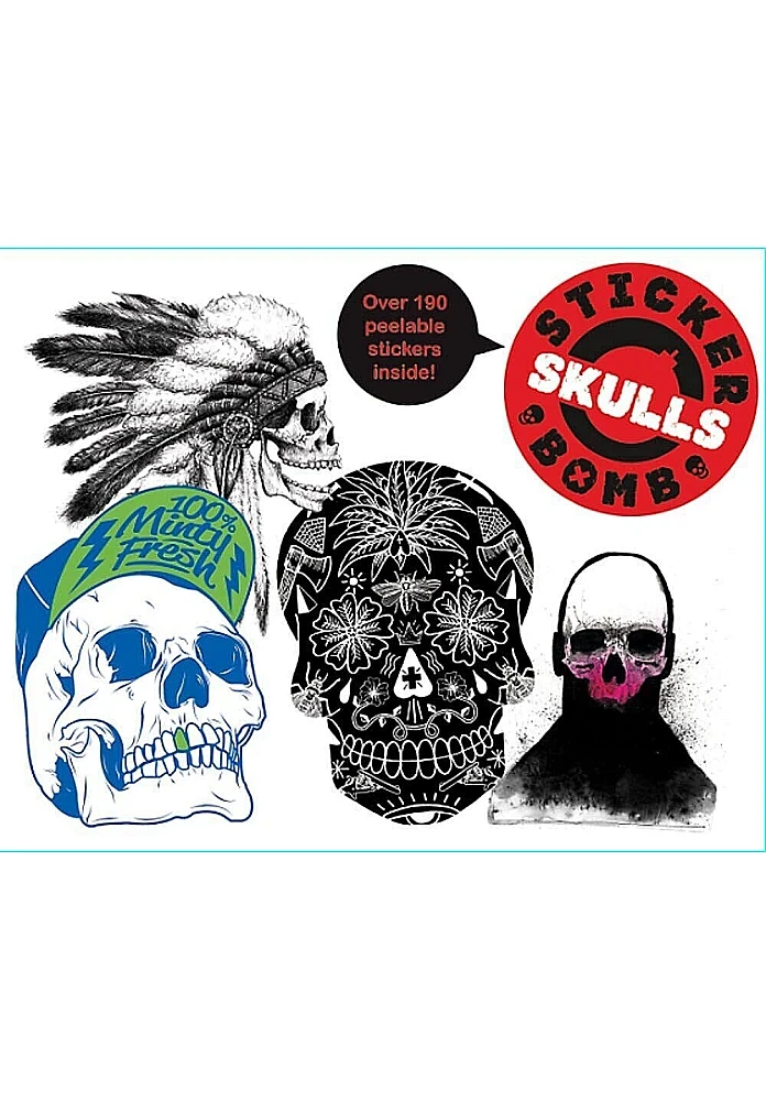 Stickerbomb Skulls. Laurence King
