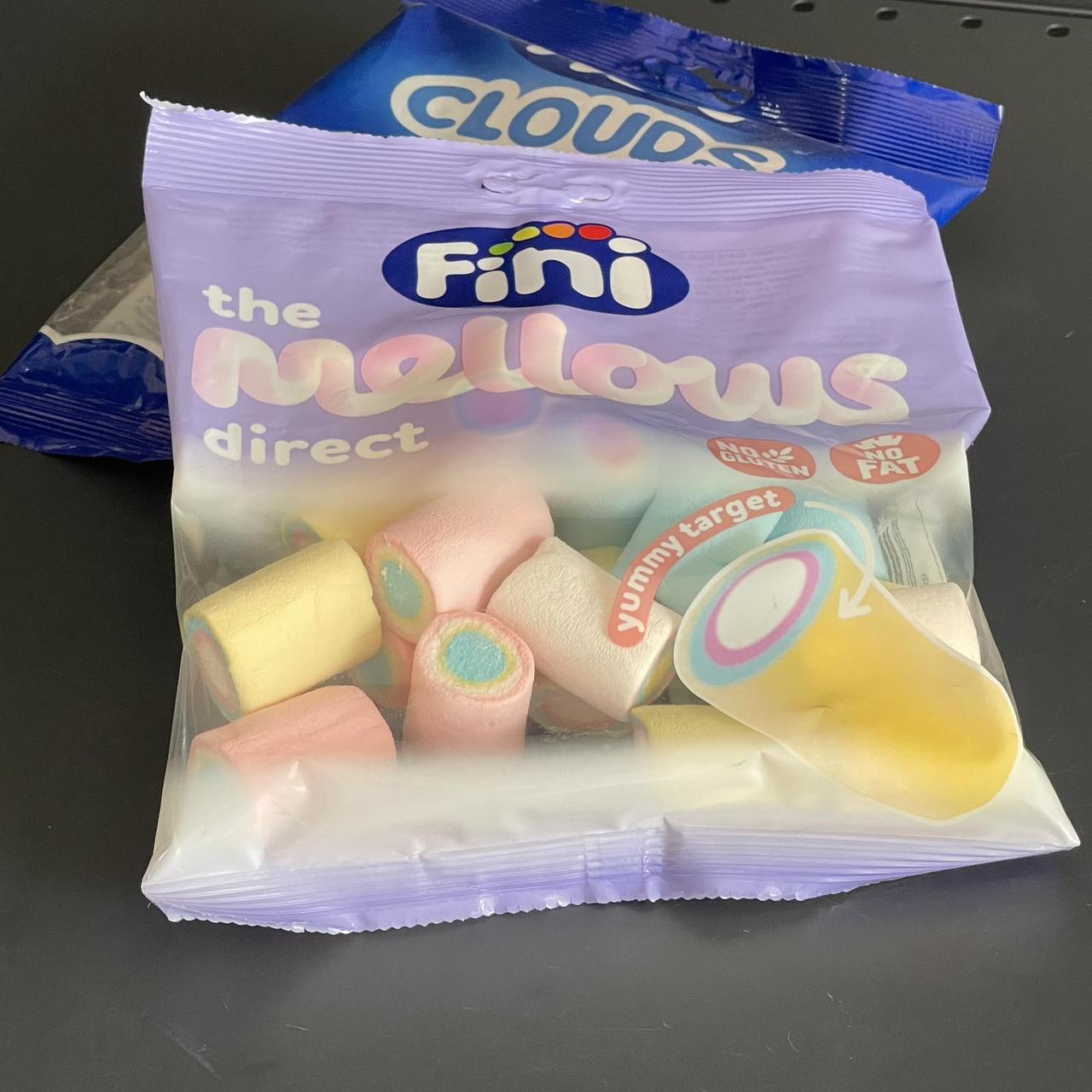 Маршмелоу цукерки "Fini різнокольорові", 80 грам, Маршмеллоу "Fini Mellows Sweetheart", фото 1