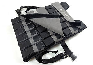 Жилет обтяжувач EasyFit Armor 18 кг набірний з кроком 0,5 кг