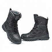 Чоловічі тактичні берці зимові Cobra 802 ЧОРНІ