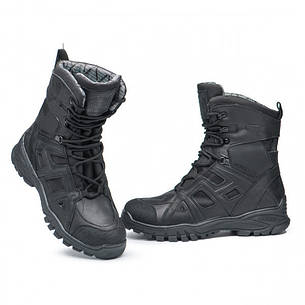 Чоловічі тактичні берці зимові Cobra 802 ЧОРНІ, фото 1