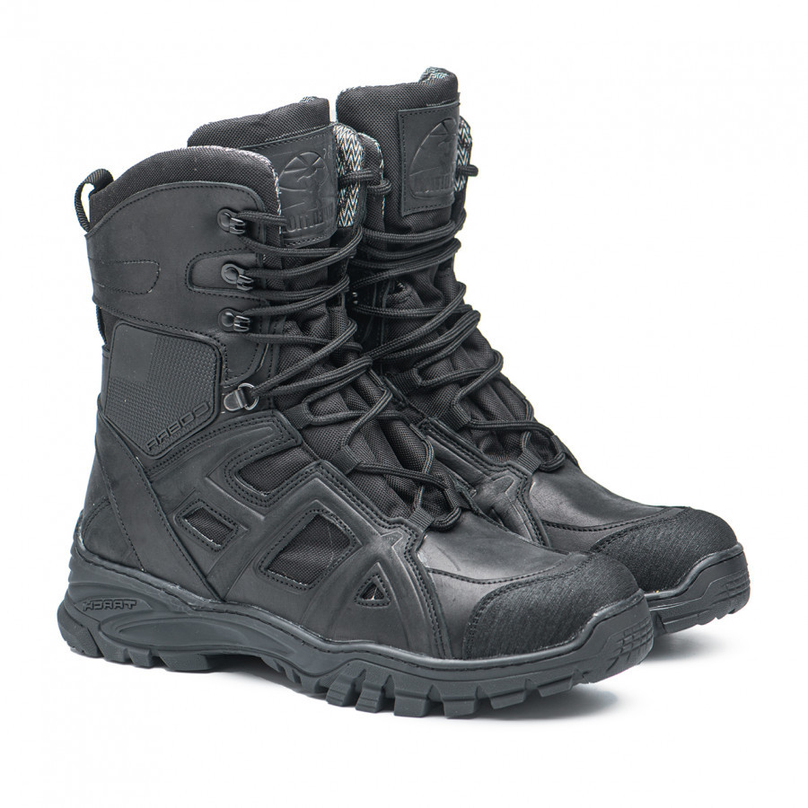 Чоловічі тактичні берці демісезон Cobra 802 ЧОРНІ