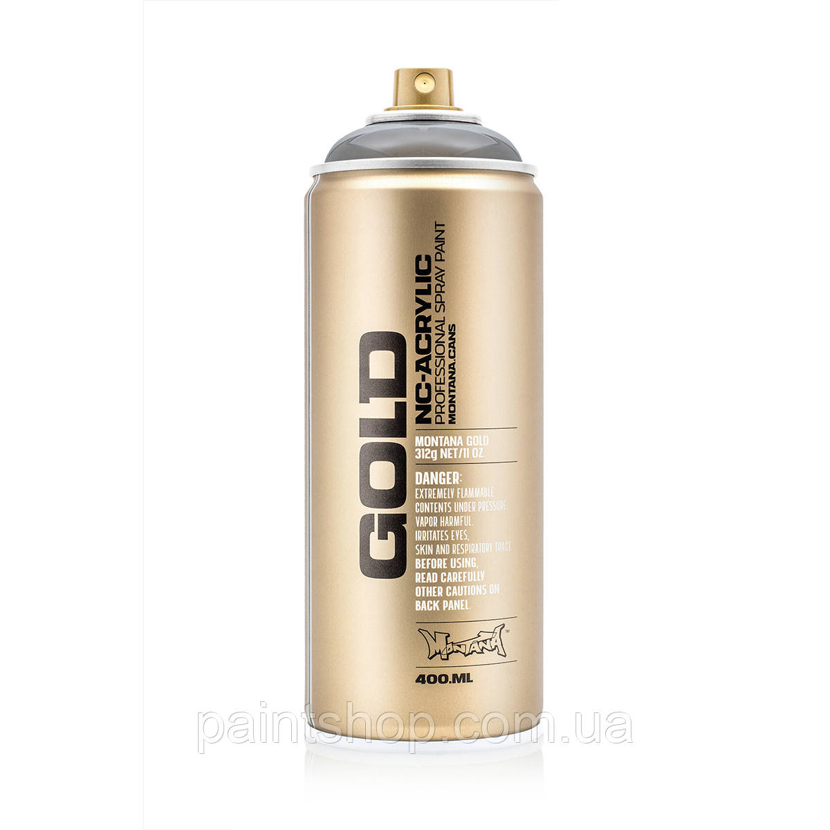 Аерозольна фарба Montana Gold Transparent 9000 Black (Чорний) 400 мл