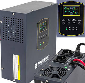 Перетворювач напруги безперебійник 500VA / 300W Powermat PM1220 безперебійник для дому
