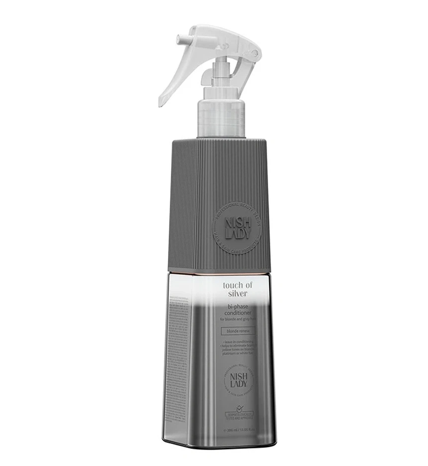 Двофазний кондиціонер для нейтралізації жовтизни NishLady Touch of Silver Bi-phase Conditioner 386мл (20106004)