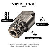 Сопло MK8 для 3D-принтерів Creality Ender-3 V2/ -3 V3/ -3 V3 SE/ 5/ 5 Pro/ 5 Plus/ 7, Загартована сталь, M6X1,, фото 3