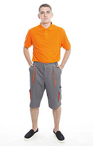 Шорти робочі СПЕКТР, сірий/помаранчевий