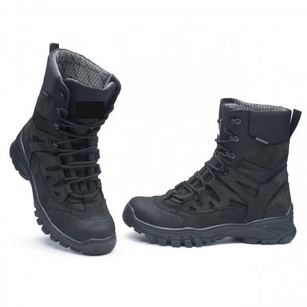 Чоловічі тактичні берці демісезон Cobra 801 ЧОРНІ, фото 2