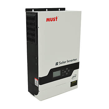 Багатофункціональний гібридний інвертор MUST PV18-5248PRO на 5200W 48V зі струмом заряду 11-60А, 160-275V MPPT