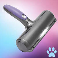 Електрична щітка для видалення шерсті тварин Fur Daddy Sonic Technology, електрощітка для прибирання шерсті qwr