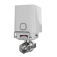 Беспроводной кран перекрытия воды с дистанционным управлением Ajax WaterStop 1" (DN 25) белый