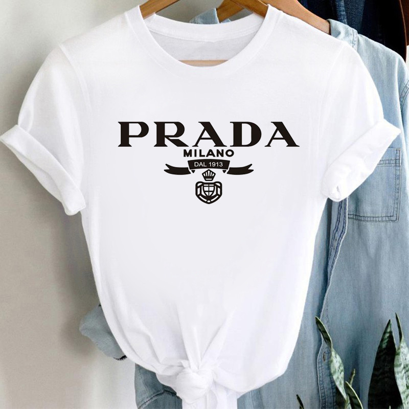 Стильна жіноча футболка Прада, фото 1