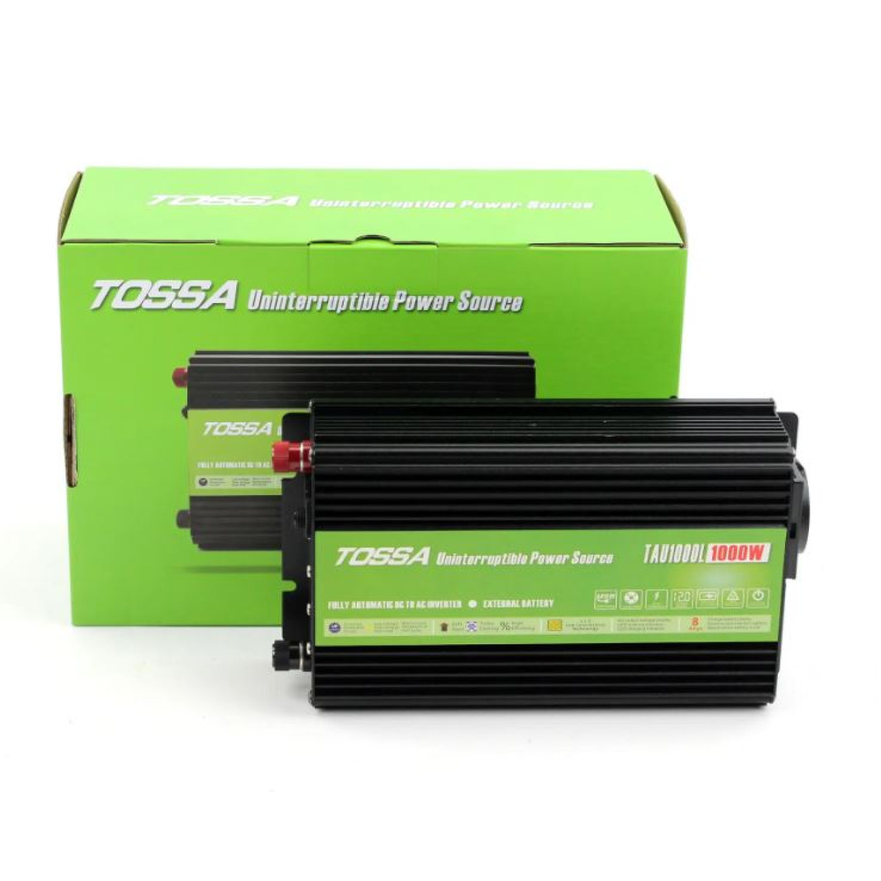 Перетворювач напруги 12V-220V 1000W UPS+1USB +1 Розетка TOSSA TAU1000L