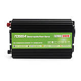 Перетворювач напруги 12V-220V 1000W UPS+1USB +1 Розетка TOSSA TAU1000L, фото 2