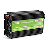 Перетворювач напруги 12V-220V 1000W UPS+1USB +1 Розетка TOSSA TAU1000L, фото 3