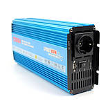 Перетворювач напруги 12V-220V 1000W 2000W TOSSA TAP1000S чистий синус, фото 3