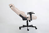 Крісло комп'ютерне із екохутра BOUCLE Кремове НОВИНКА!, фото 6