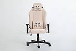 Крісло комп'ютерне із екохутра BOUCLE Кремове НОВИНКА!, фото 2