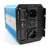 Перетворювач напруги 12V-220 V 800 W Tossa TAS800R-12X-800W чистий синус, фото 3