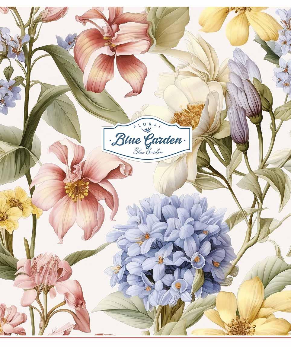 Зошит 96арк. кліт. Школярик "Flowers & plants" УФ лак №096-3326K(5)(50), фото 1