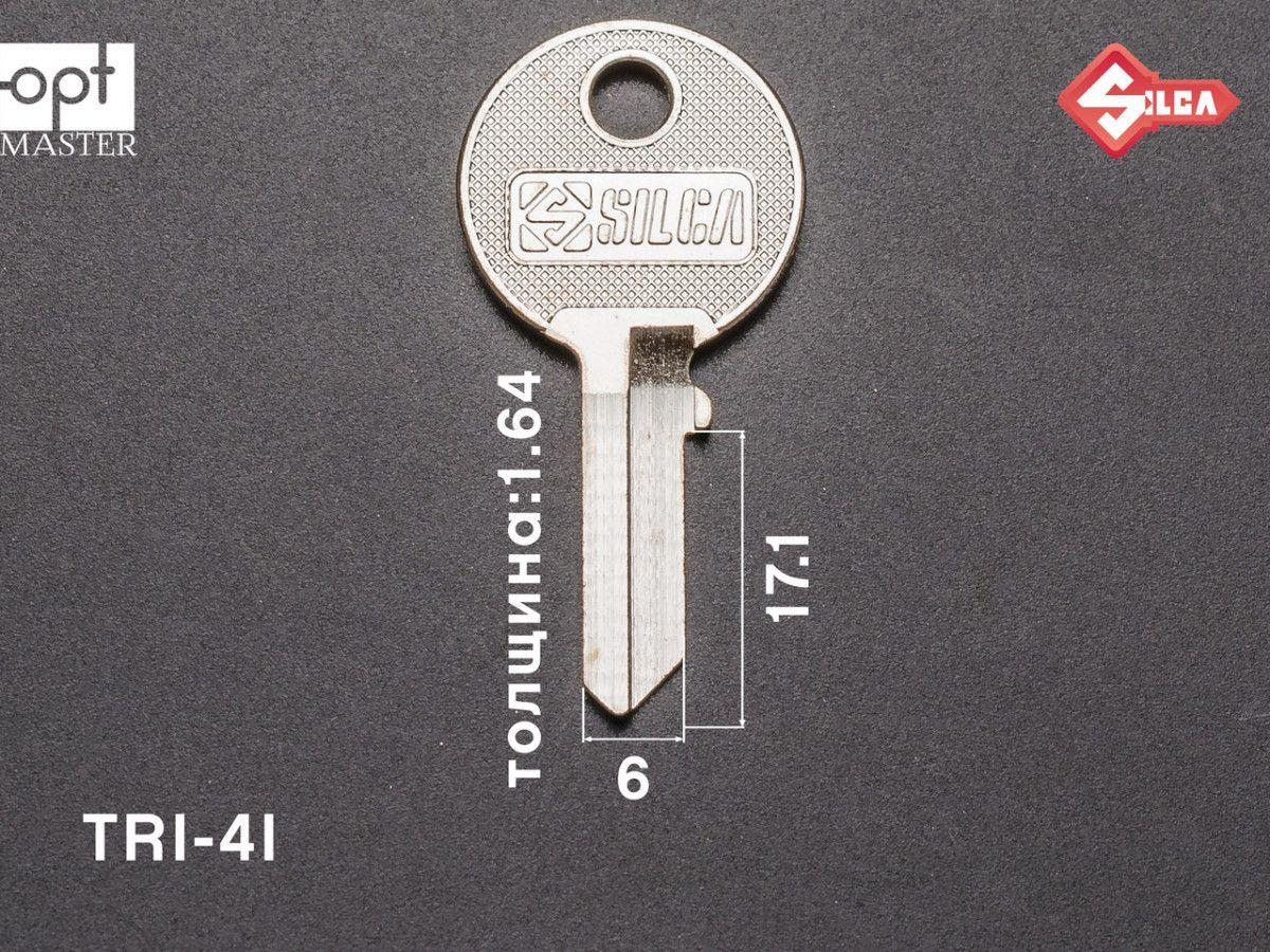 TL10R Silca заготовка ключа англійський профіль