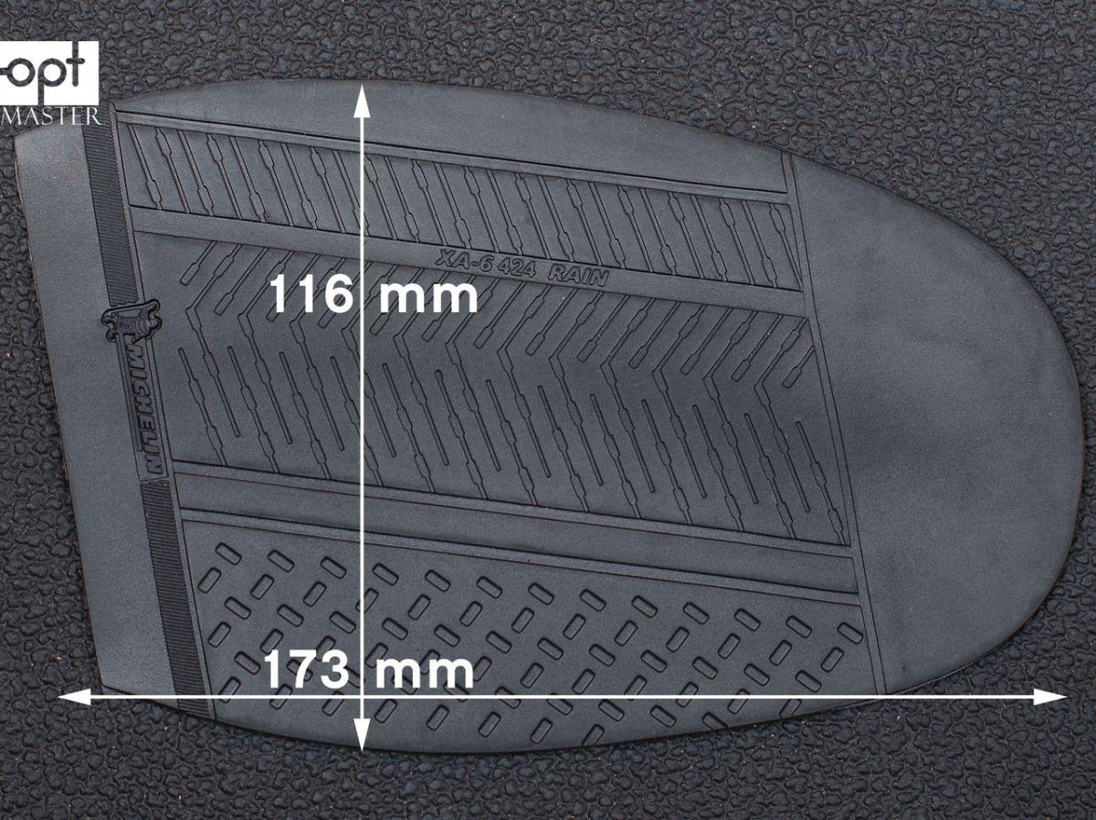 Гумова профілактика XA006 RAIN MICHELIN (Франція), р. 42-44, кол. чорний (black)