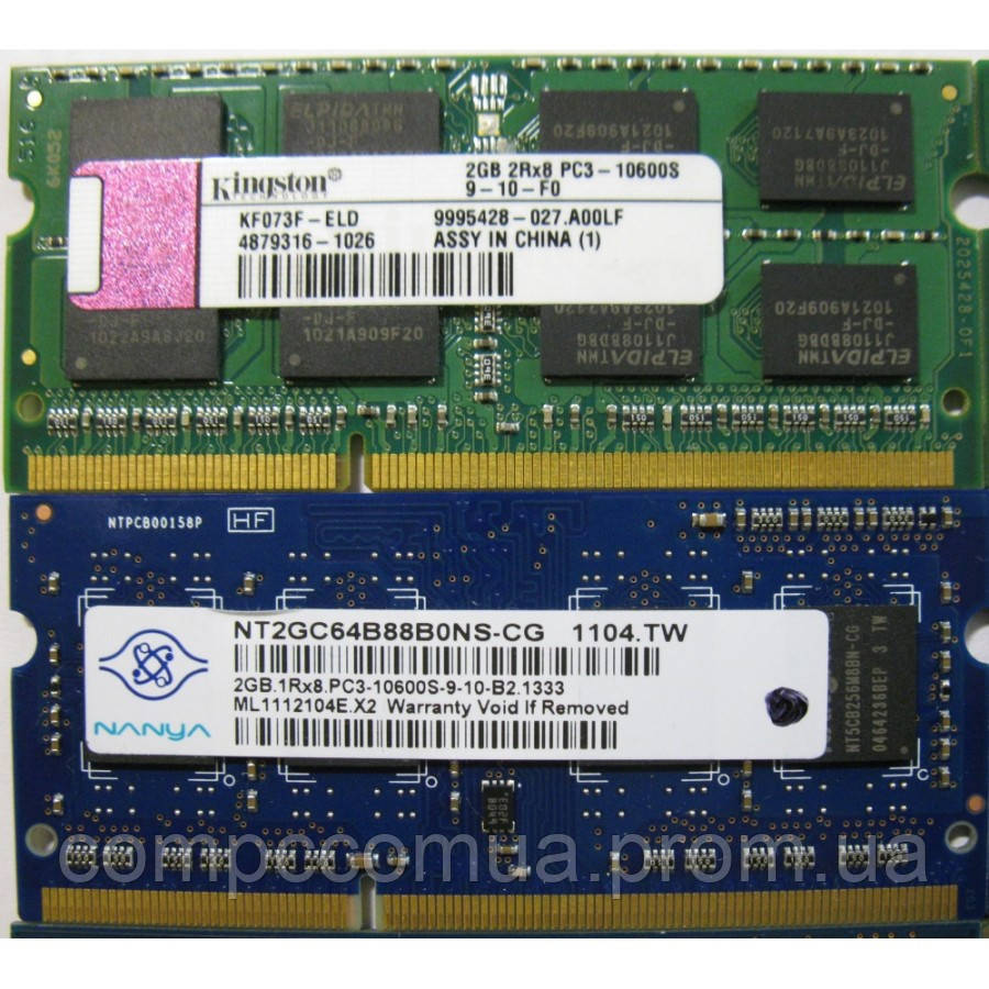 Память SODIMM DDR2-800MHz 2048MB 2Gb PC2-6400 (Intel/AMD) разные производители - фото 4 - id-p516019684