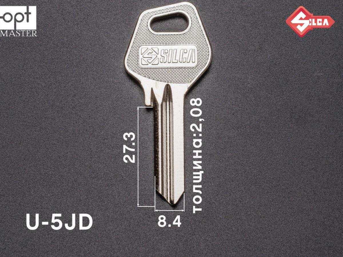 UL050E Silca заготовка ключа англійський профіль