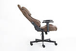 Комп'ютерне крісло із тканини LUXOR Темно-коричневе, фото 6