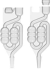 Browin Трубка для бродіння пластикова (гідрозатвор) із кришкою