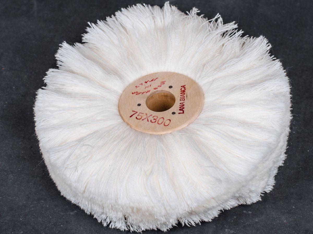 Щітка полірувальна вовняна IEXI White Wool 75x300 на СОМ