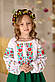 Вишиванка для дівчинки Буковинська кольорова, фото 2