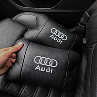 Подушка під шию для автокрісла Audi / Ауді, Автоподушка для шиї, Подушка QW-501 підголовник метелик