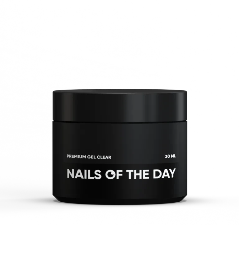 Моделюючий гель для нігтів Nailsoftheday Premium gel clear прозорий, 30 мл