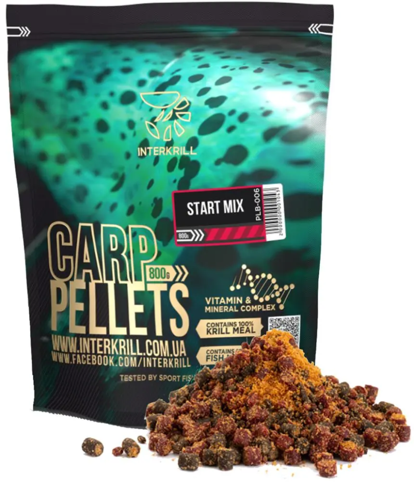 Пеллетс Interkrill Krill Start Mix 800г