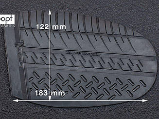 Гумова профілактика XA008 OUTDOOR MICHELIN (Франція), р. 45-47, кол. чорний (black)