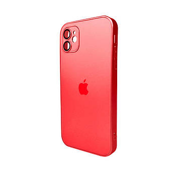 Чохол для смартфона AG Glass Matt Frame Color для iPhone 11 Coke Red
