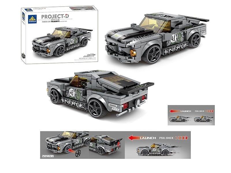 Конструктор KY 6147 "Перегоновий автомобіль", 283 деталі, інерція