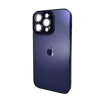 Чохол AG Glass Sapphire Frame MagSafe для iPhone 13 Pro Deep Purple