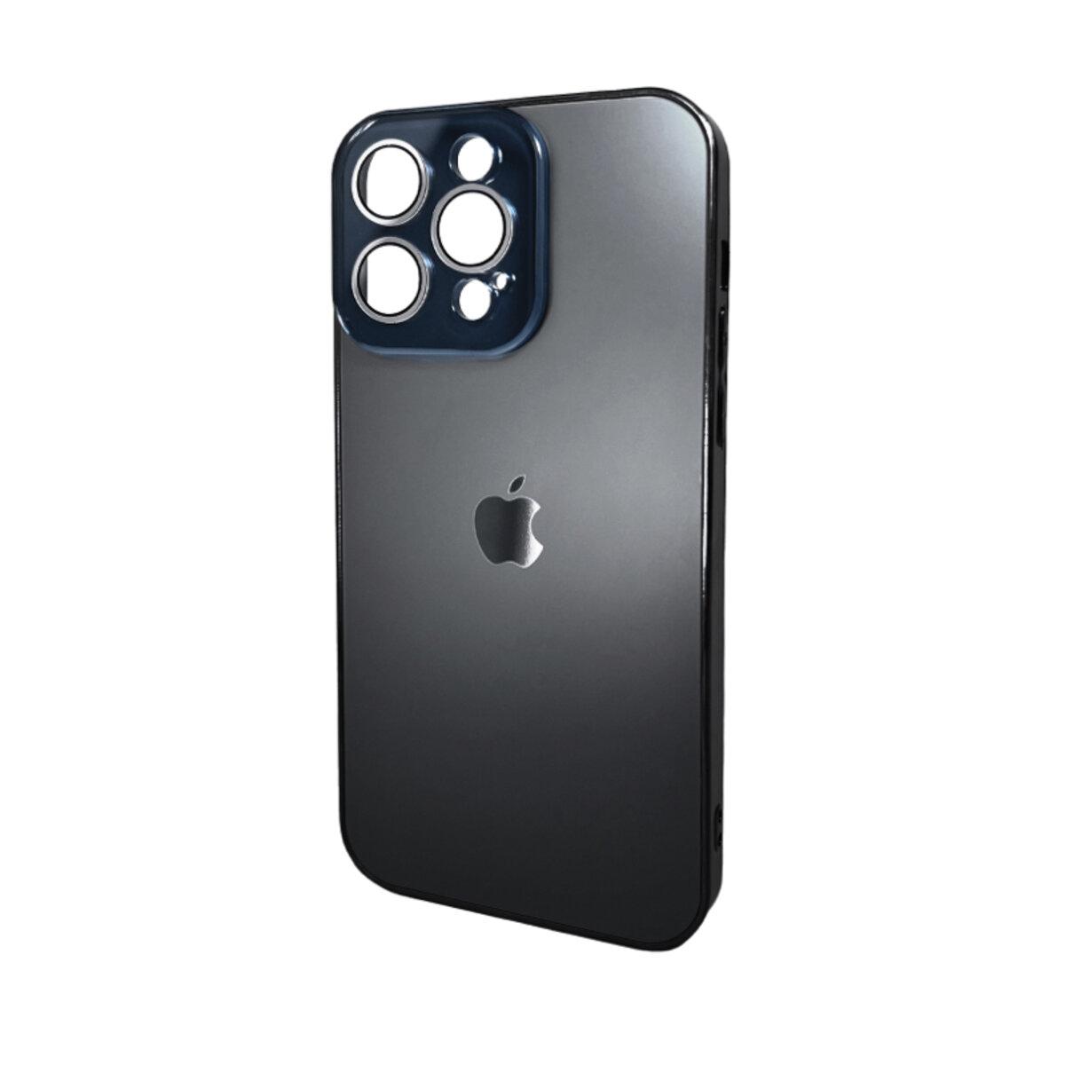 Чохол AG Glass Sapphire Frame MagSafe для iPhone 12 Pro Black, фото 1